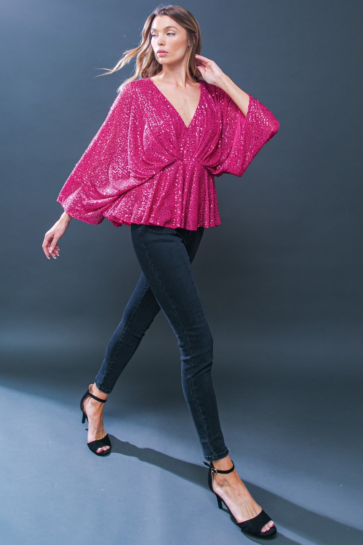 START OF FOREVER SEQUIN TOP Flying Tomato